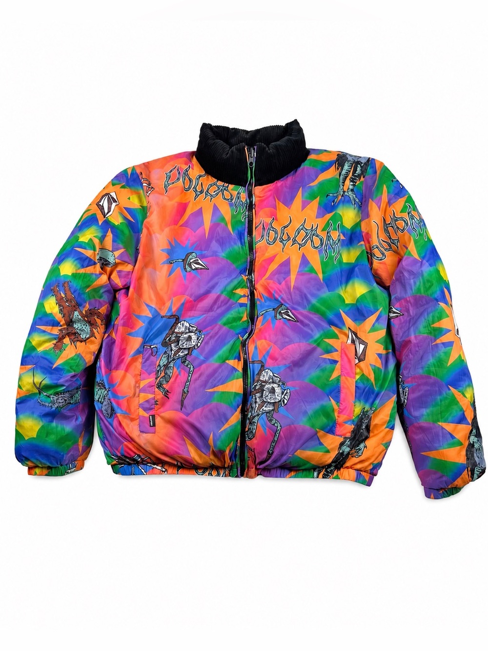 Volcom “Walltz” Reversible Corduroy Puffer Jacket Men’s Large